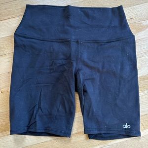 Black Alo Biker Shorts
